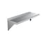 Amgood 12 in. x 36 in. Stainless Steel Wall Shelf AMG WS-1236 - alternate 1